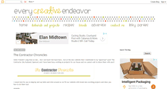 Desktop Screenshot of everycreativeendeavorblog.com